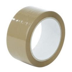 Brown Buff Packaging Tape 48mm x 50m large core  Per 1
